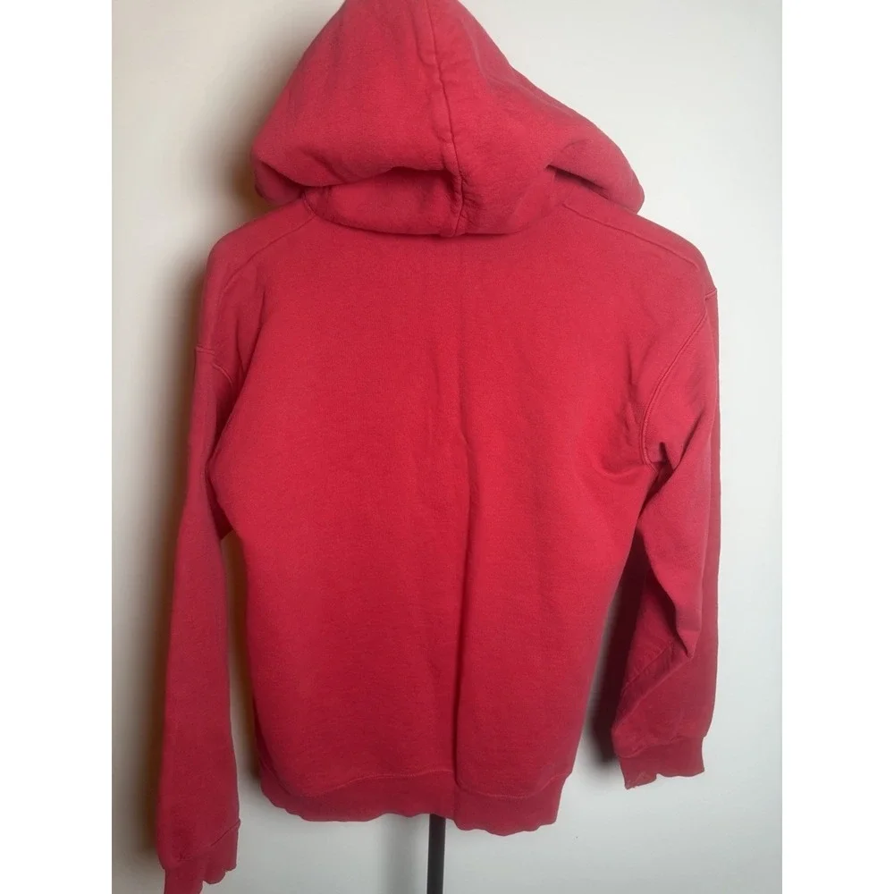Thrasher Magazine Red w/ Aqua Blue Logo Hoodie size S